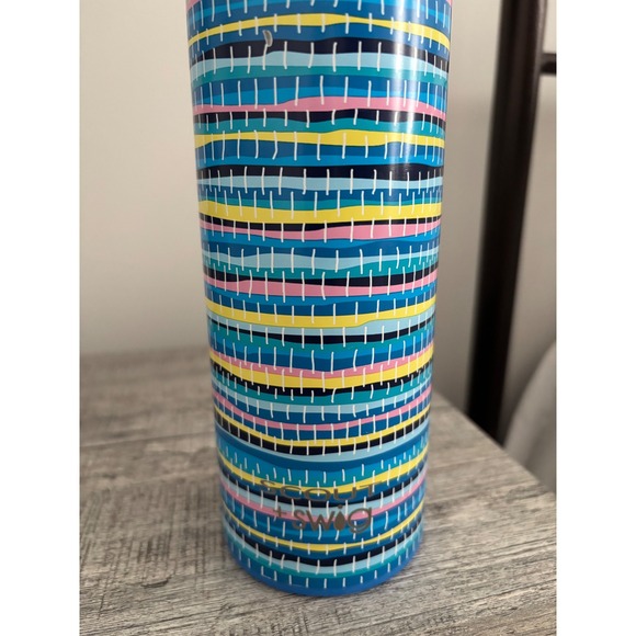 SCOUT SWIG Tumbler 20 oz Insulated Stainless Steel Travel Cup Colorful Stripes - Picture 2 of 5